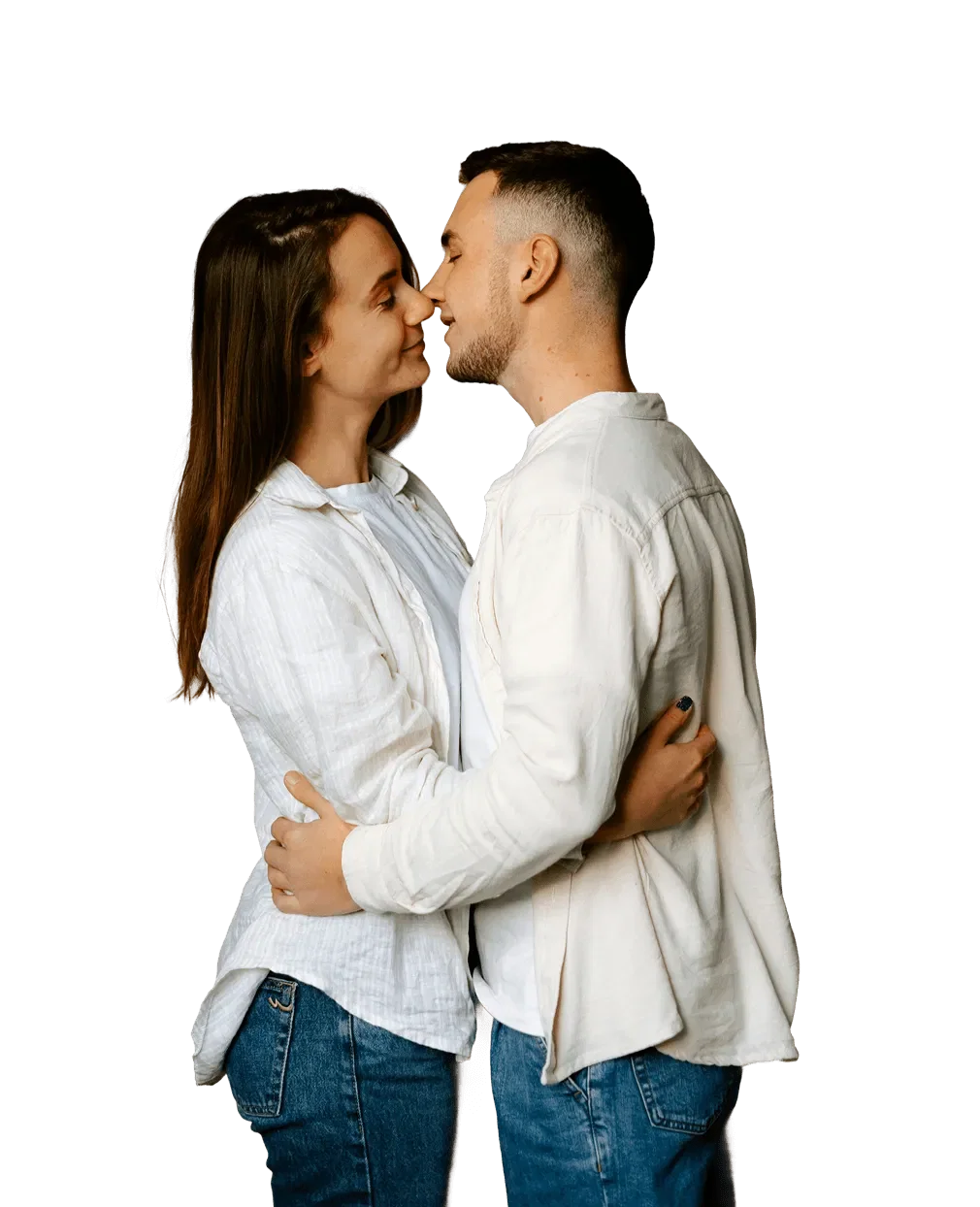 Happy Couple using treatment